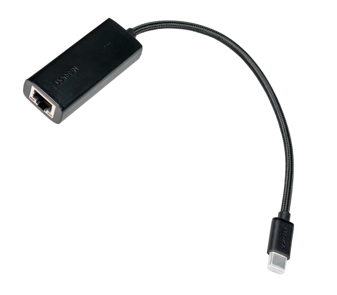 Adapter for data transmission (USB-C/RJ45)