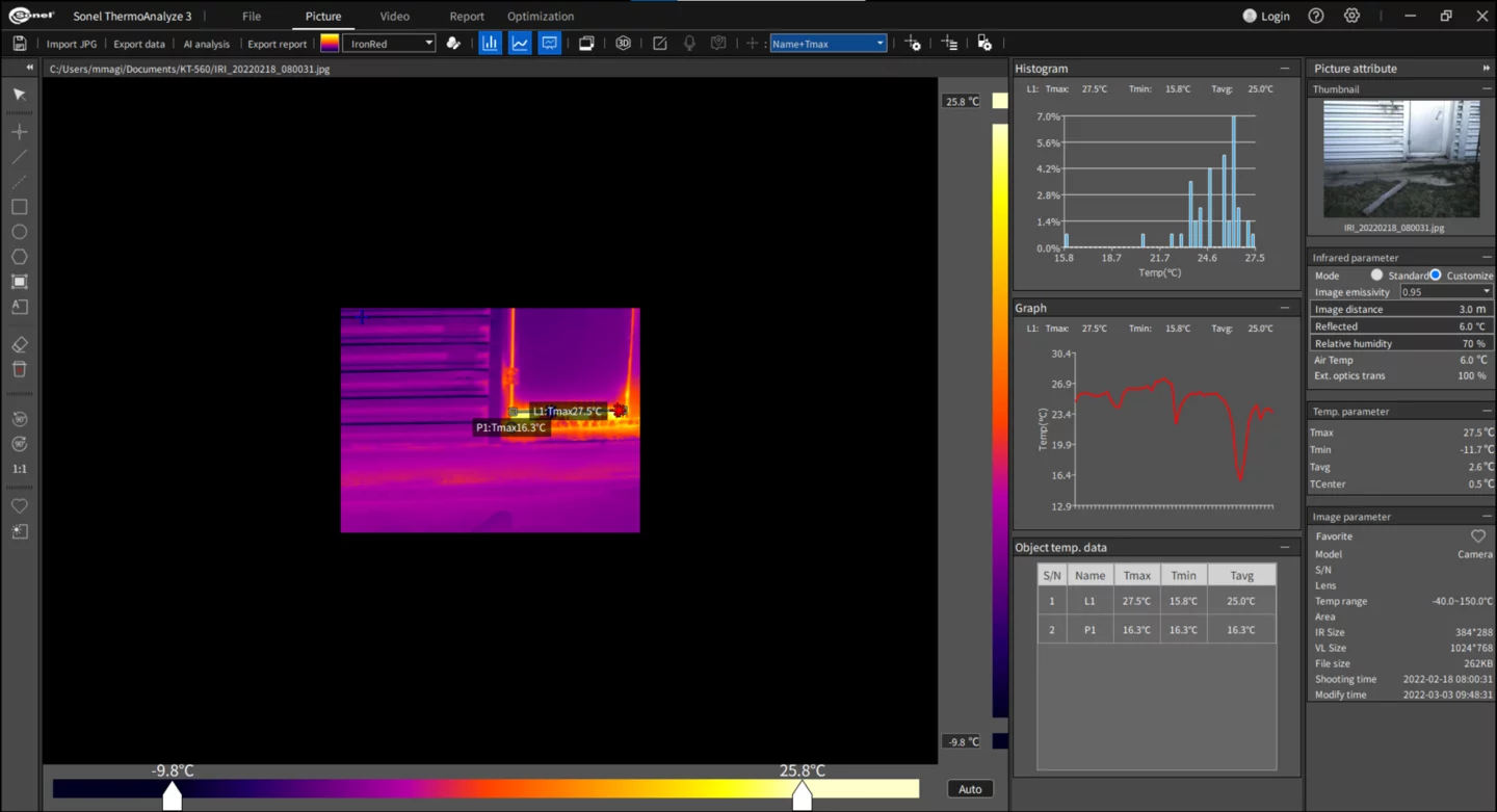Sonel ThermoAnalyze 3