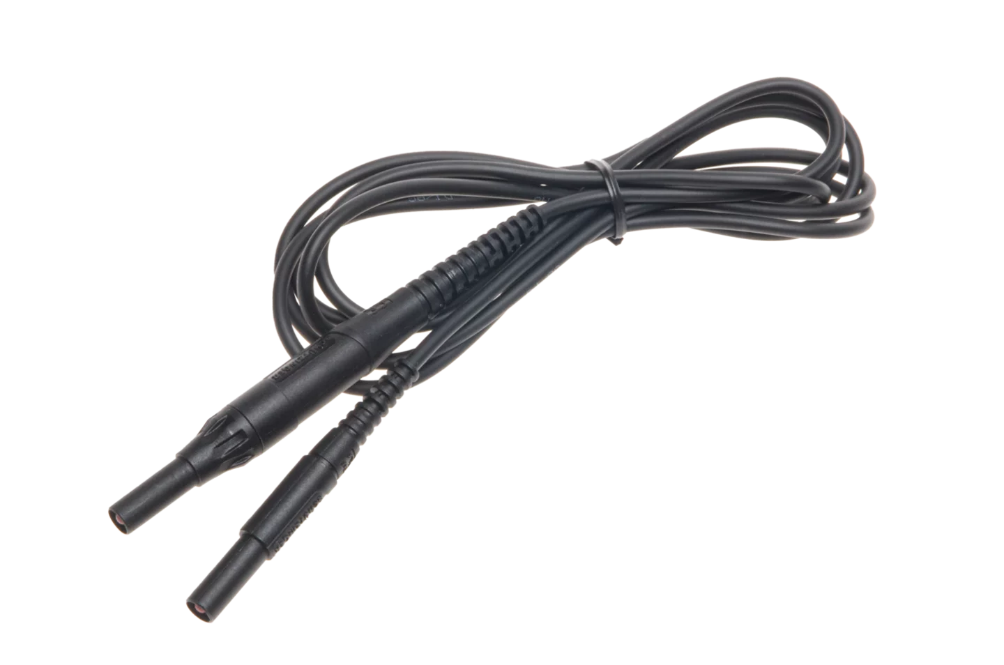 Test lead 2 m black CAT IV 1000 V (banana plugs, fused 10 A)