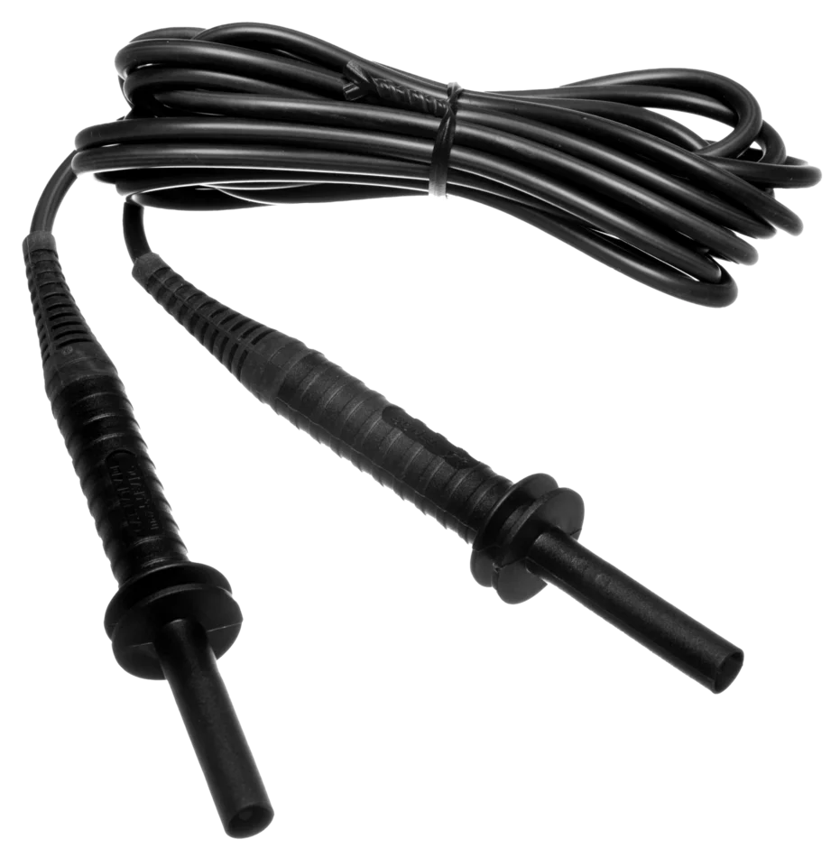 Test lead 3 m 5 kV (banana plugs, shielded) black/graphite