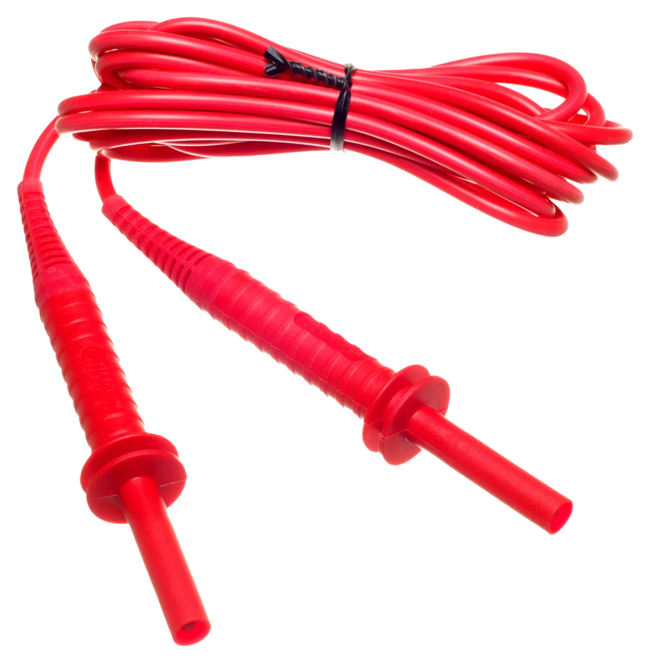 Test lead 3 m red 5 kV (banana plugs)