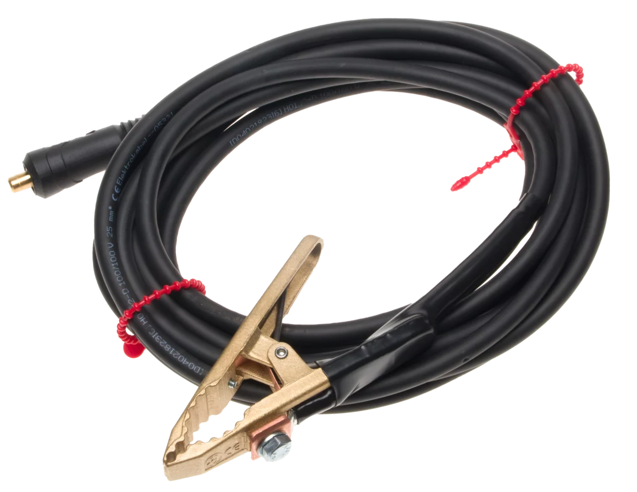 Current carrying test lead 10 m I1 (200 A, 25 mm2) black