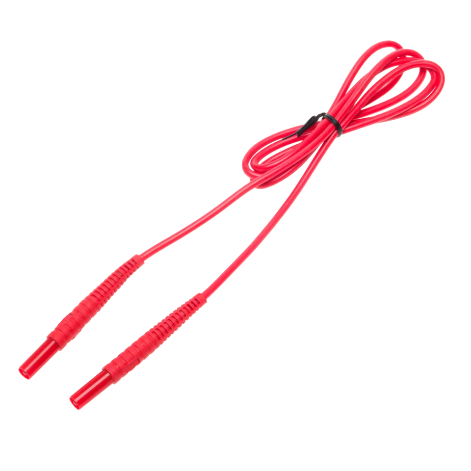 Test lead 1.2 m, 1 kV  (banana plugs) red