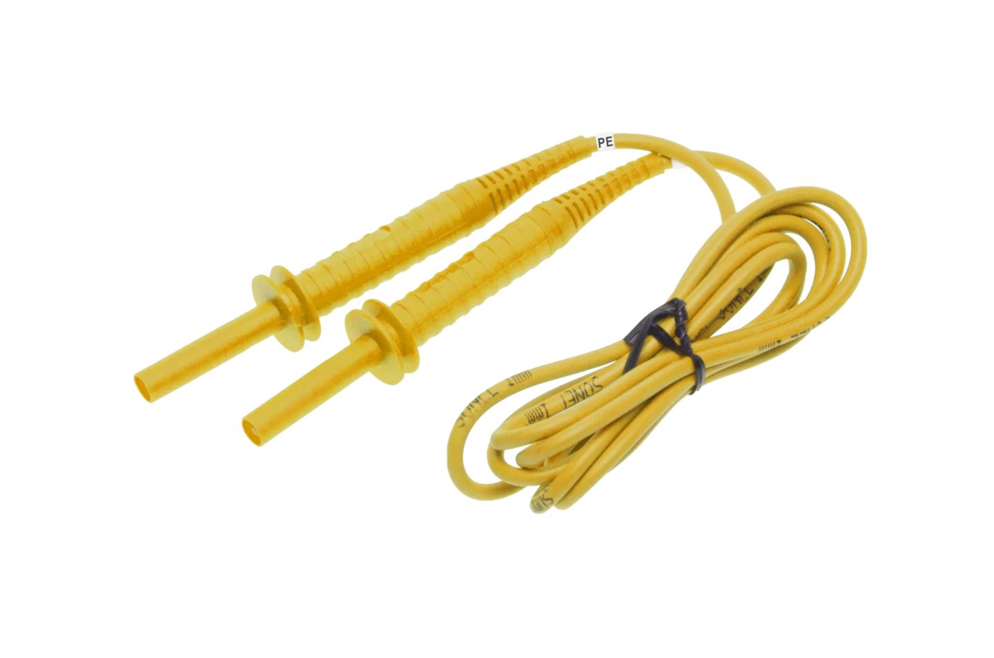 Test lead 1.2 m 5 kV (banana plugs, 'PE') yellow