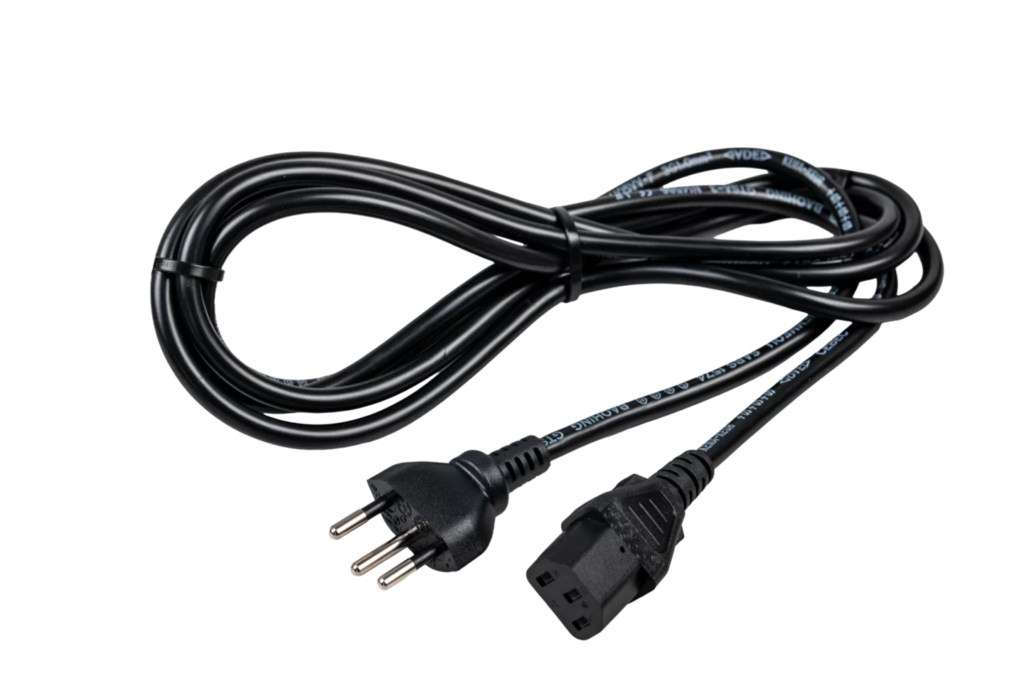 Mains power cable 230 V (IEC C13 plug)