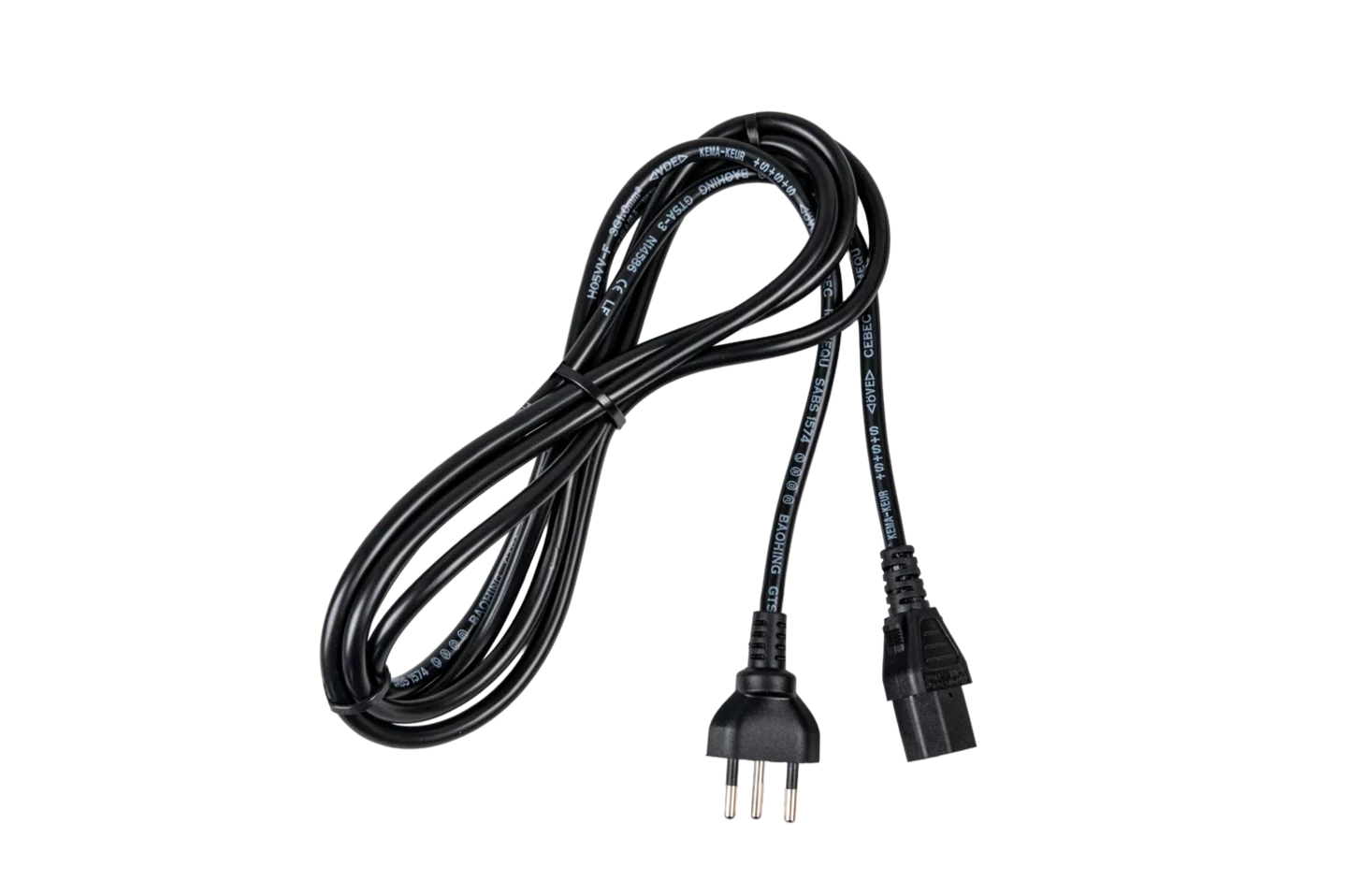 Mains power cable 230 V (IEC C13 plug)