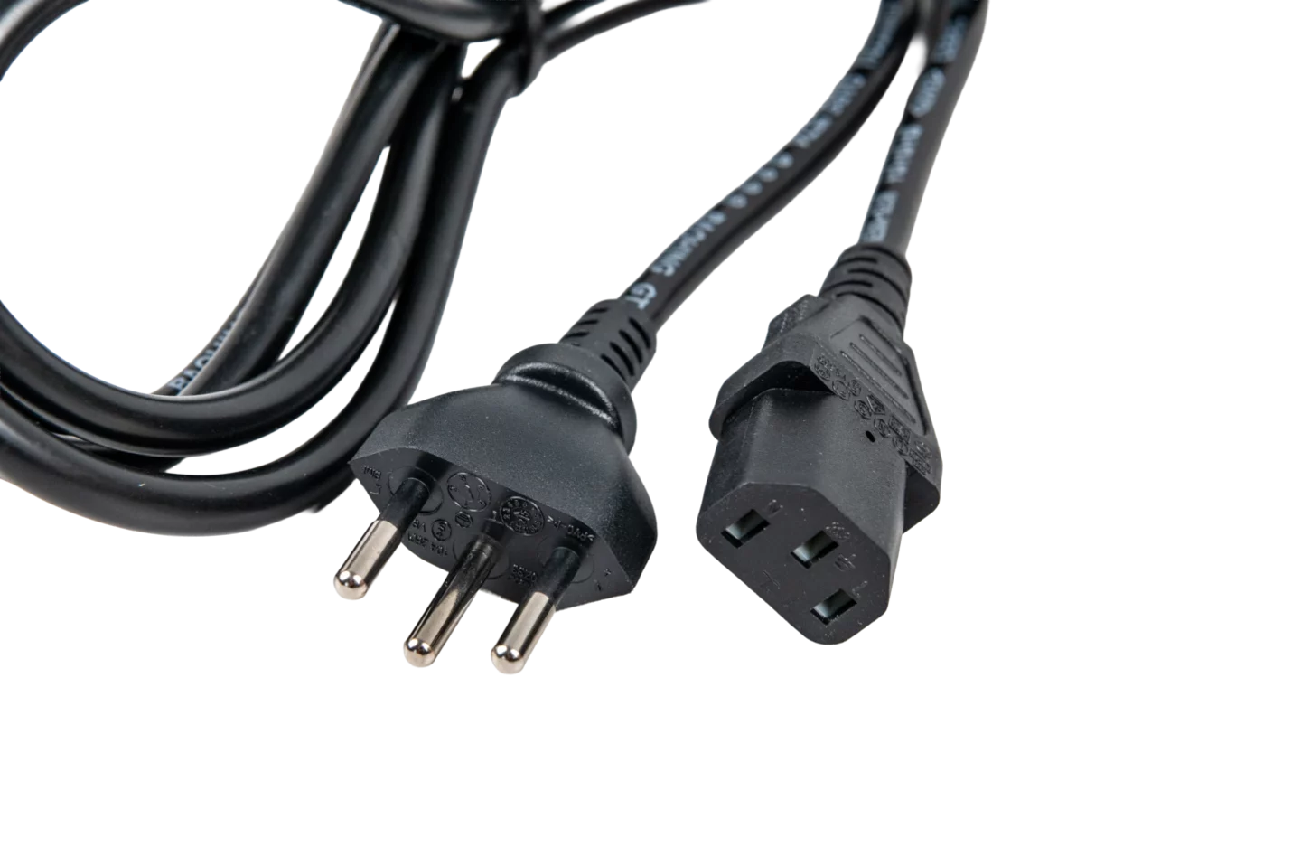 Mains power cable 230 V (IEC C13 plug)