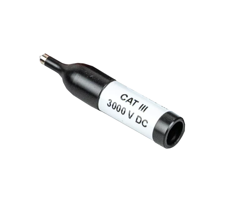 Pin probe 3 kV DC (banana socket) black